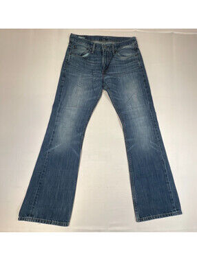 Levi's 527 Jeans Men 34x32 Bootcut Blue Denim Classic